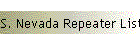 S. Nevada Repeater List